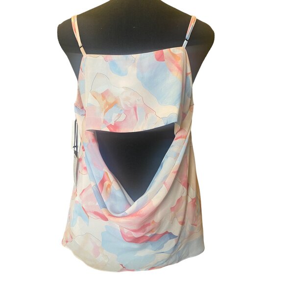 1. State Floral Cowl Neck Camisole Size L - Picture 5 of 9